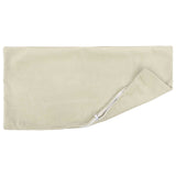 Cushion Cover 12 pcs HEERLEN Cream 40 x 80 cm Microfiber Fleece 909990