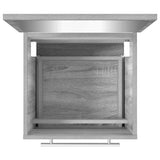 Bathroom Cabinet with Mirror Grey Sonoma 41x38.5x48 cm Engineered Wood 820470