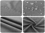 Table Cloth 5 pcs Rectangular Light Grey 140 x 200 cm 42040346