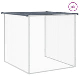 Chicken Cage with Roof Anthracite 403x98x90 cm Galvanised Steel 3189050