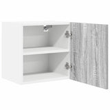 Hanging Cabinet 2 pcs Grey Sonoma and White 40 x 31 x 40 cm 884141