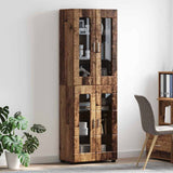 Highboard FLORIN Old Wood 60 x 35 x 182 cm Engineered Wood 3397912