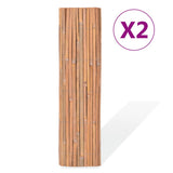 Bamboo Fences 2 pcs 100x400 cm 3057515