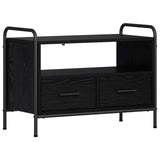 TV Cabinet 67.5 x 33 x 50 cm Black Oak Engineered Wood 8013686