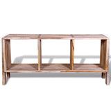 TV Cabinet with 3 Shelves Stackable Reclaimed Teak 241718