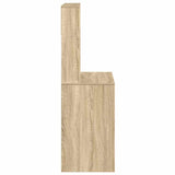 Desk with Shelves Sonoma Oak 100x45x140 cm Engineered Wood 860438
