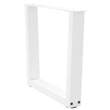 Coffee Table Legs V-Shape 2 pcs White 50x cm Steel 4012629