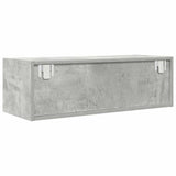 TV Cabinets 2 pcs Concrete Grey 80x31x25.5 cm Engineered Wood 861515