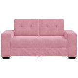 Sofa Pink 160 x 77 x 82 cm Fabric 4105113