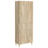 Cabinet Set 2 pcs 66 x 34.5 x 90 cm Engineered Wood 3416576
