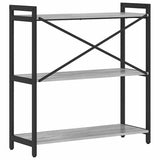 Bookshelf Grey sonoma 80 x 30 x 85 cm Engineered Wood 868428