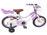Kids Bike 12 Inches for 2-4 Years Old Purple 42009602