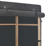 3-Tier Wardrobe Grey 79x40x170 cm Fabric 248187