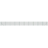 Wire Mesh Fence with Spike Anchors Green 2x25 m 154110