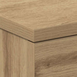 ZNTS Bedside Cabinets 2 pcs Artisan Oak 38x35x55 cm Engineered Wood 861127