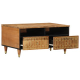 Coffee Table 80x54x40 cm Solid Wood Mango 358297