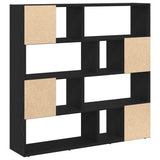 Book Cabinet/Room Divider Black Oak 105x24x102 cm 862422