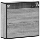Bathroom Mirror Cabinet Grey Sonoma 65x20x60 cm Engineered Wood 849257