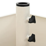 Parasol Base Manual White 45 x 45 x 45 cm Steel 42010369
