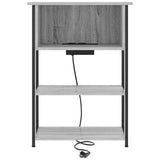 Bedside Cabinet Grey Sonoma 55 x 31 x 76 cm Engineered Wood 859503