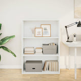 Bookcase White 80x30x114 cm Engineered Wood 857931