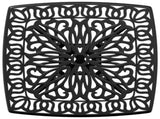 Garden Table Black 53x53x53 cm Cast Aluminium 4002816