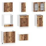8 Piece Kitchen Cabinet Set Kalmar Old Wood Engineered Wood 3314839