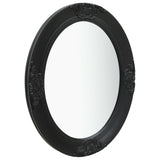 Wall Mirror Baroque Style 50x60 cm Black 320351