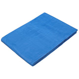 Tarpaulin with Eyelets Blue 6 x 12 m 90 gsm PE 42039491