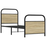 Bed Frame Without Mattress 80x200 cm Sonoma Oak Engineered Wood 4100267