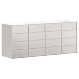 Wheelie Bin Storage for 4 Bins Silver 272 x 77.5 x 115.5 cm 3394790
