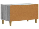 Bedside Cabinet Grey Sonoma 62 x 34.5 x 48 cm Engineered Wood 894551