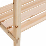 Plant Table with Shelves 78x38x82.5 cm Solid Wood Fir 156352