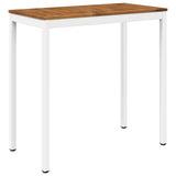 Garden Bar Table Natural and White 108.5 x 55 x 105 cm 901341
