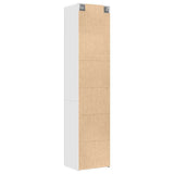 Slim Storage Cabinet White 50x42.5x225 cm Engineered Wood 3281301