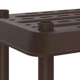 Shelving Unit 4-Tier 100 x 40 x 136.5 cm PP Brown 8011749