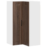 Wall Corner Cabinet LUCCA Brown Oak 57 x 57 x 100 cm 885172