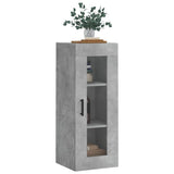 Wall Mounted Cabinet Concrete Grey 34.5x34x90 cm 828920