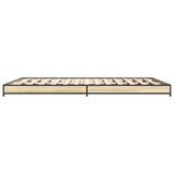 Bed Frame without Mattress Sonoma Oak 120x200 cm 845152
