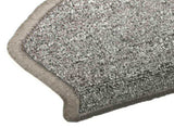Self-adhesive Stair Mats 15 pcs 80 x 24.5 x 3.5 cm Light Grey 42038648