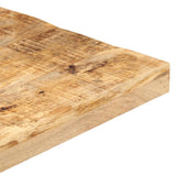 Bistro Table Square 80x80x75 cm Rough Mango Wood 320268