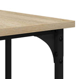 Desk Sonoma Oak 139x139x75 cm Engineered Wood 837588