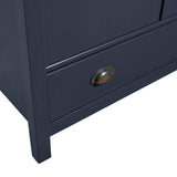 3-Door Wardrobe Hill Grey 127x50x170 cm Solid Pine Wood 288953