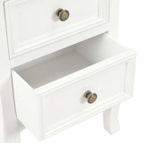 Bedside Cabinet 2 pcs White 35x30x49 cm MDF 280037