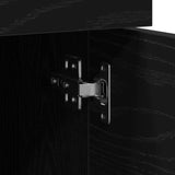 File Cabinet Black Oak 45 x 38 x 54 cm Engineered Wood 862771