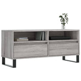 TV Cabinet Grey Sonoma 100x34.5x44.5 cm Engineered Wood 831250