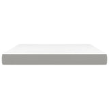 Pocket Spring Bed Mattress Medium Light Grey 152x203x20 cm Queen 347878
