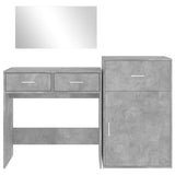 3 Piece Dressing Table Set Concrete Grey Engineered Wood 3276521