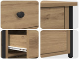 Bedside Cabinet Brown 40 x 36 x 60 cm Solid Reclaim Wood 871259