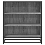Sideboard Grey Sonoma 68x35x76 cm Engineered Wood and Metal 848977